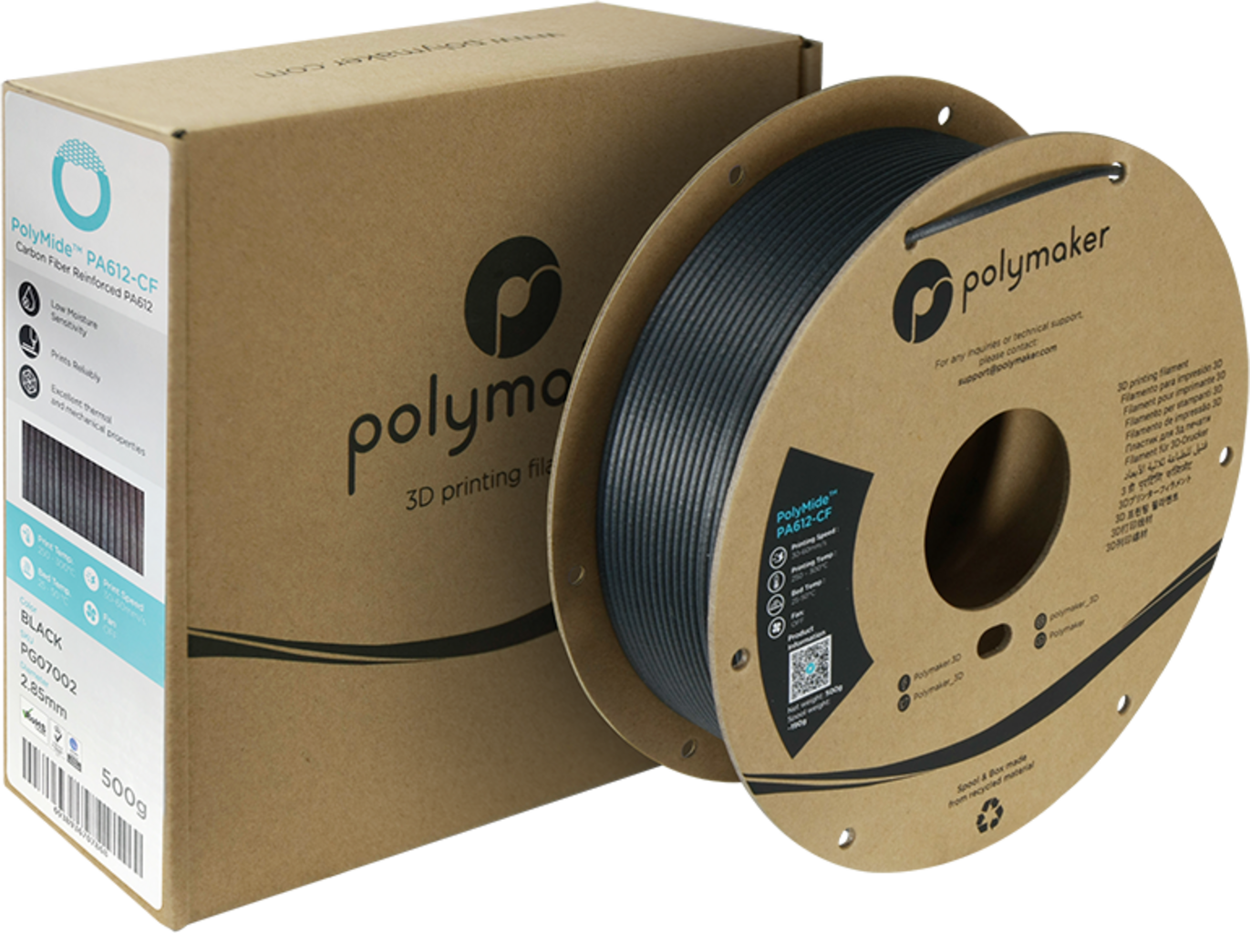 Polymaker PolyMide PA612-CF Black